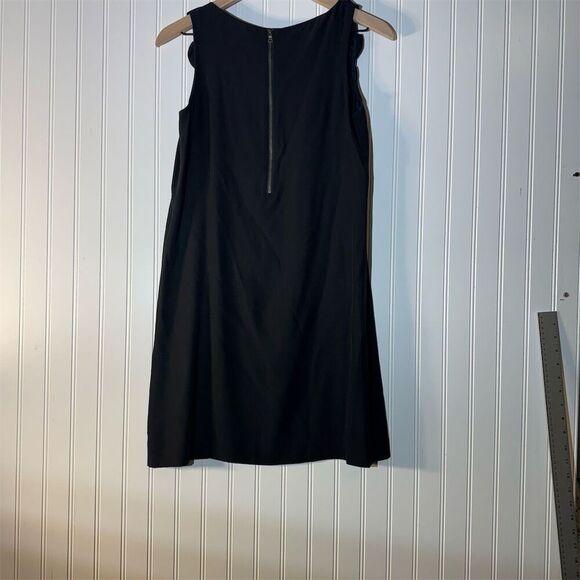 Cynthia Steffe 100% Silk Little Black Dress Sz 4 Ruffle Bow Detail Classic Chic‎ - Picture 10 of 10